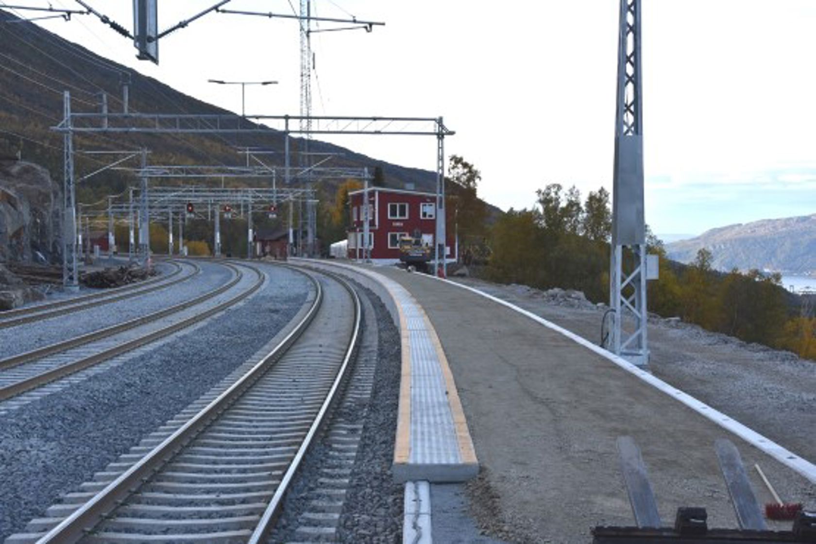 Exterior view of Rombak station