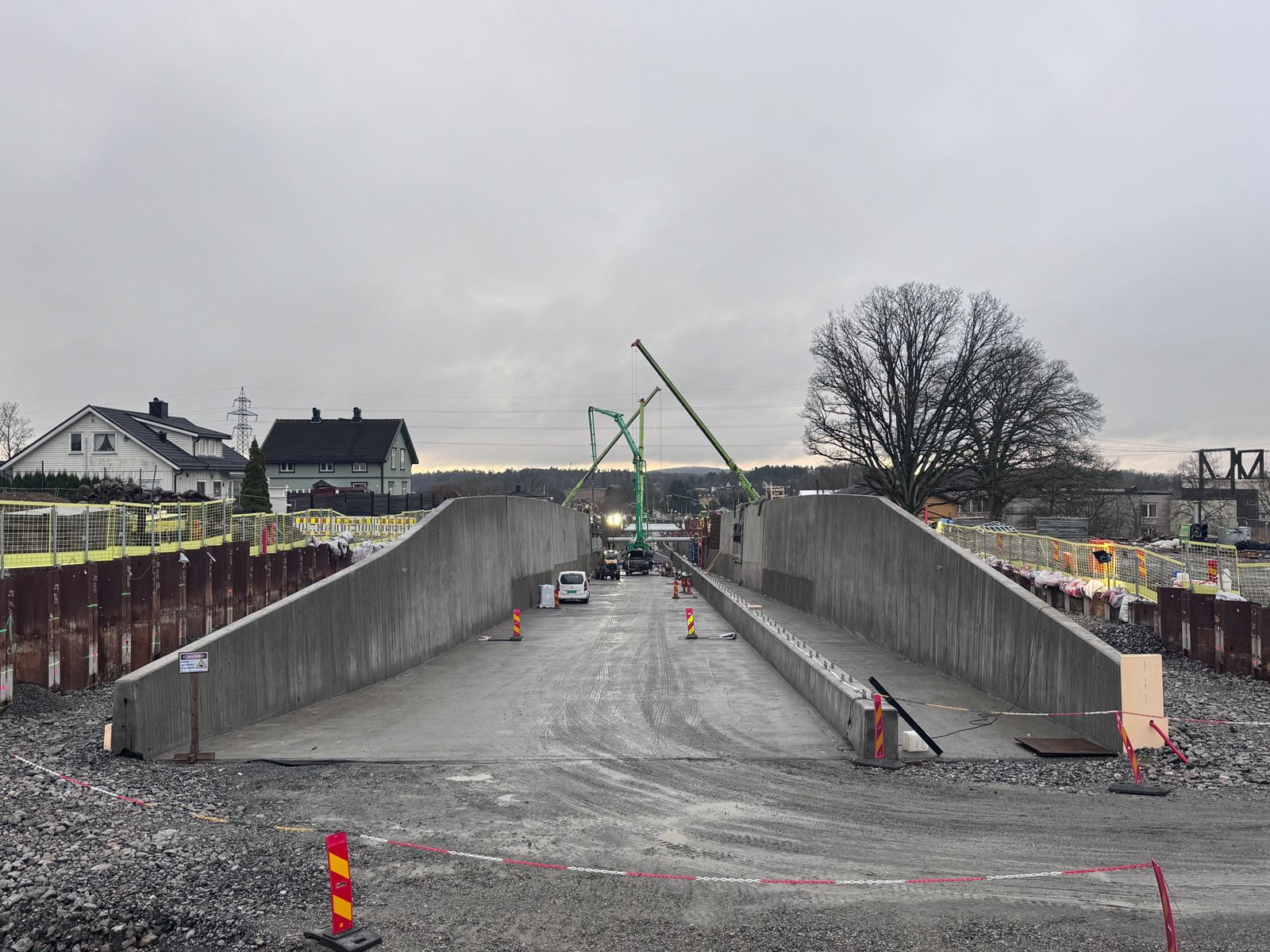 Foto fra Larkollveien kulvert.