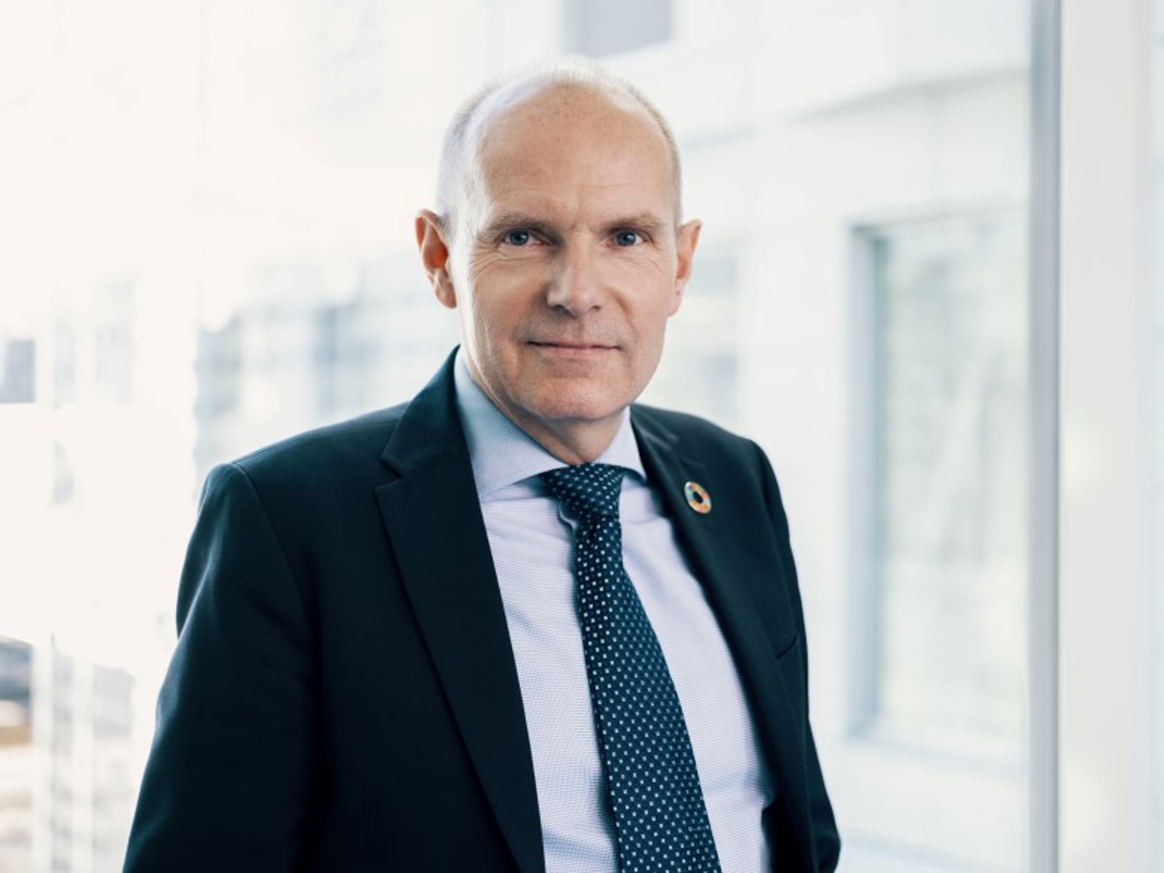 Portrettbilde av Grom Frimannslund, avtroppende konsernsjef i Bane NOR