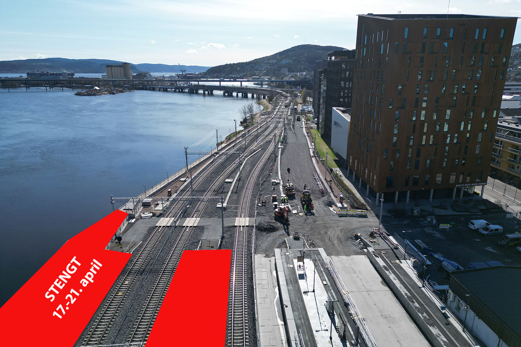 Illustrasjon av området som er stengt, beskrevet i artikkelen.