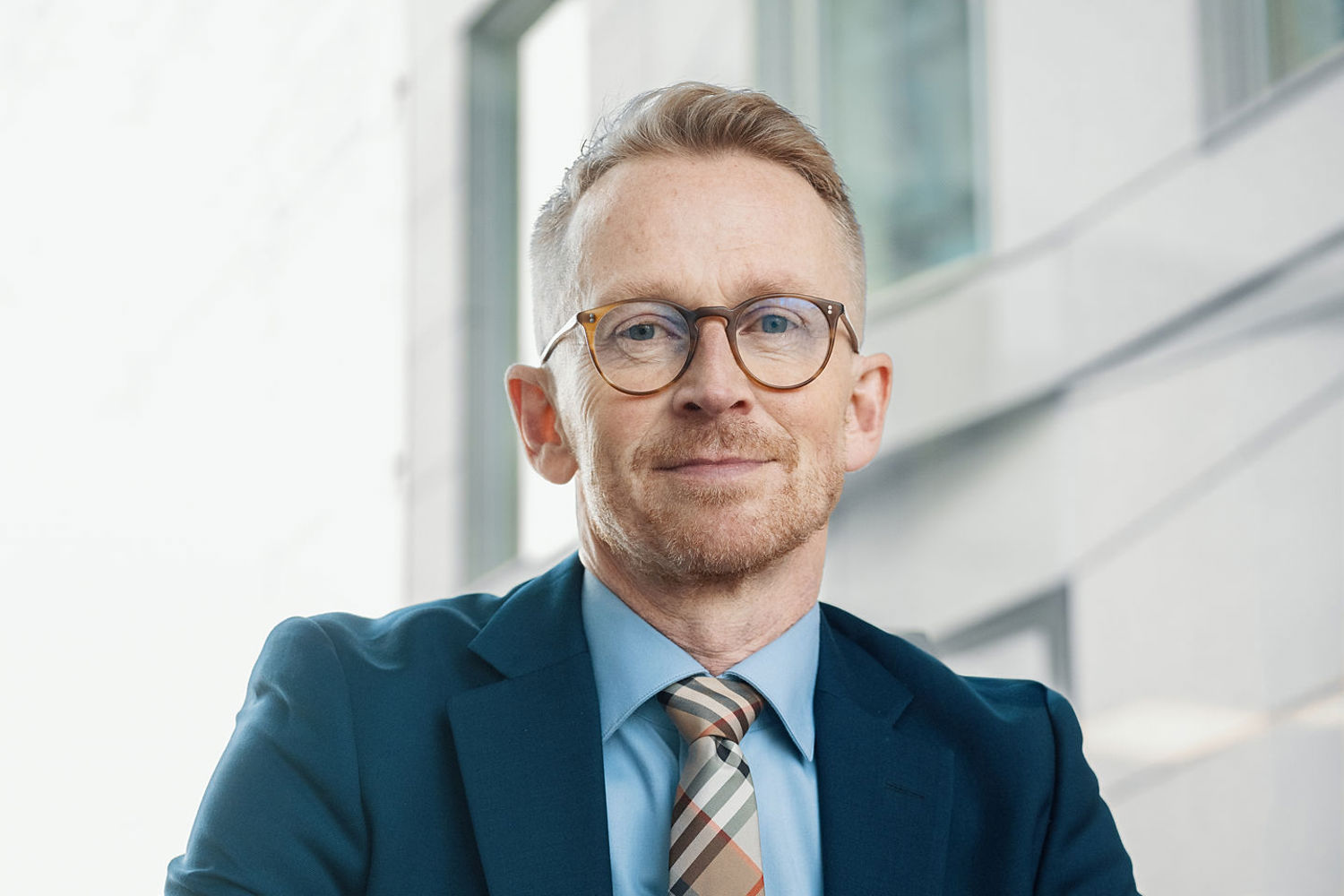 Portrett av Anders Riiber, Konserndirektør Økonomi og finans i Bane NOR