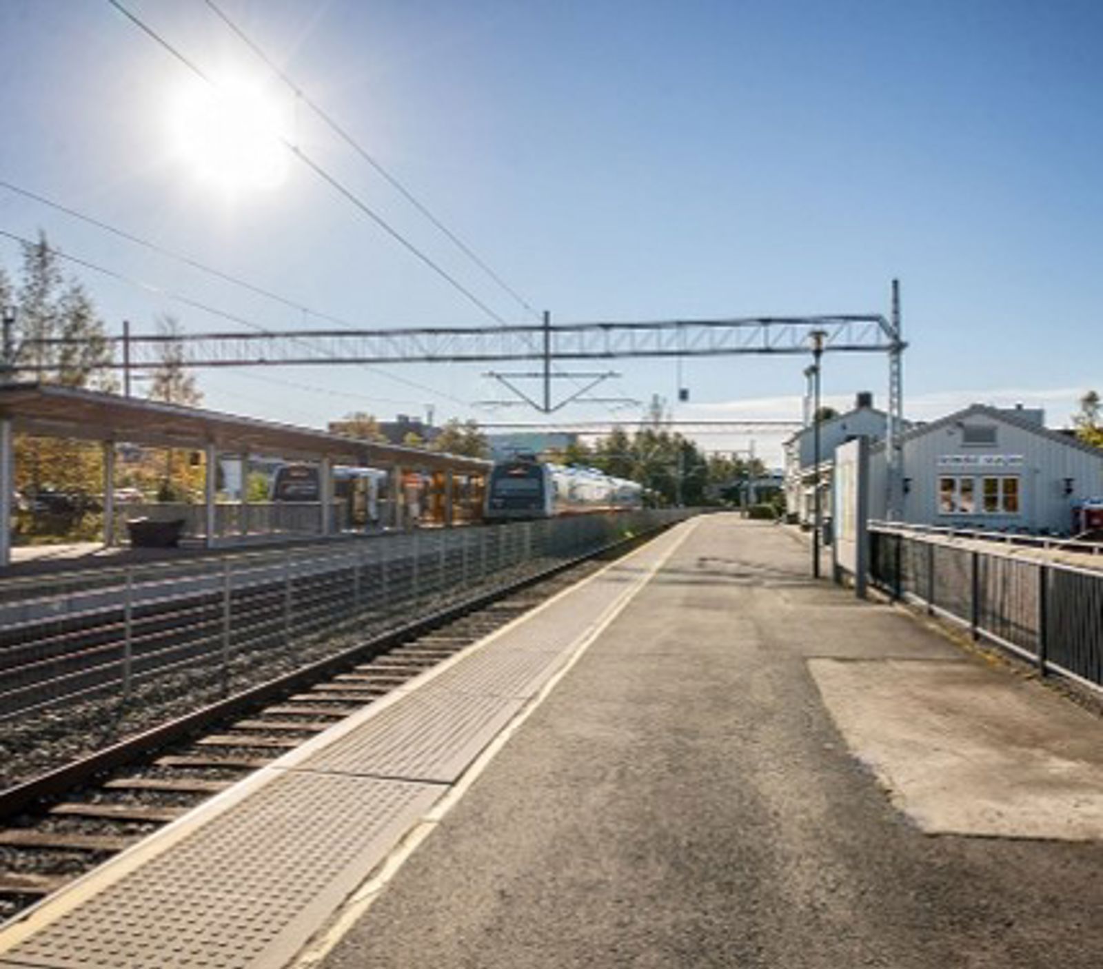 Oversiktsbilde fra Heimdal Stasjon