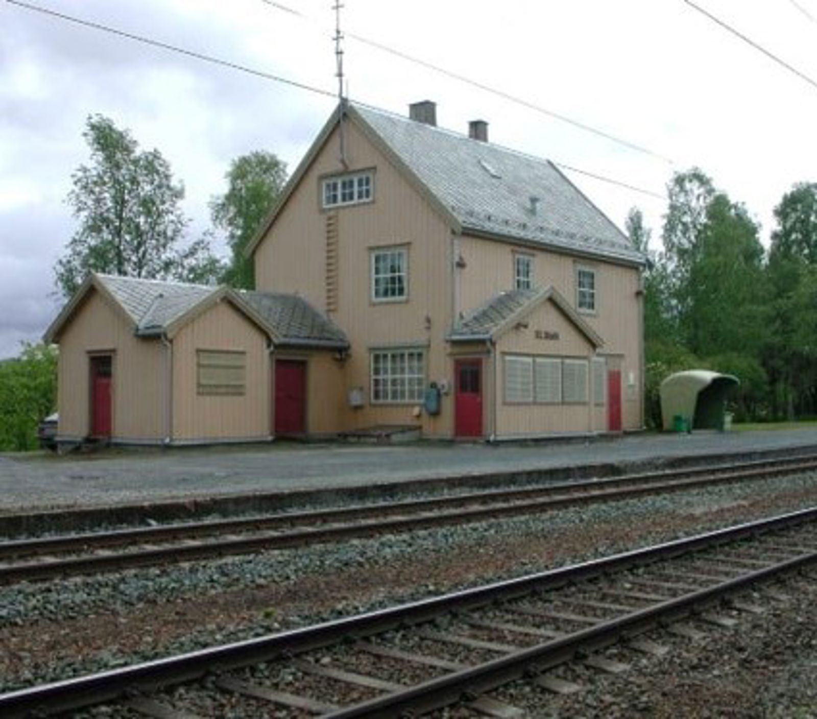 Oversiktsbilde fra Selsbakk stasjon