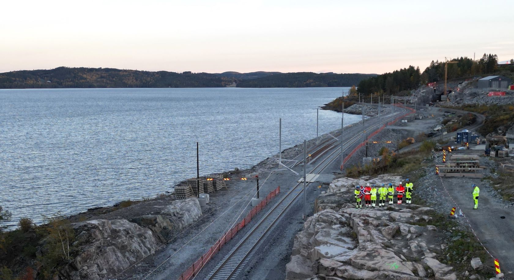 Oversikt over ny trase på Kleverud