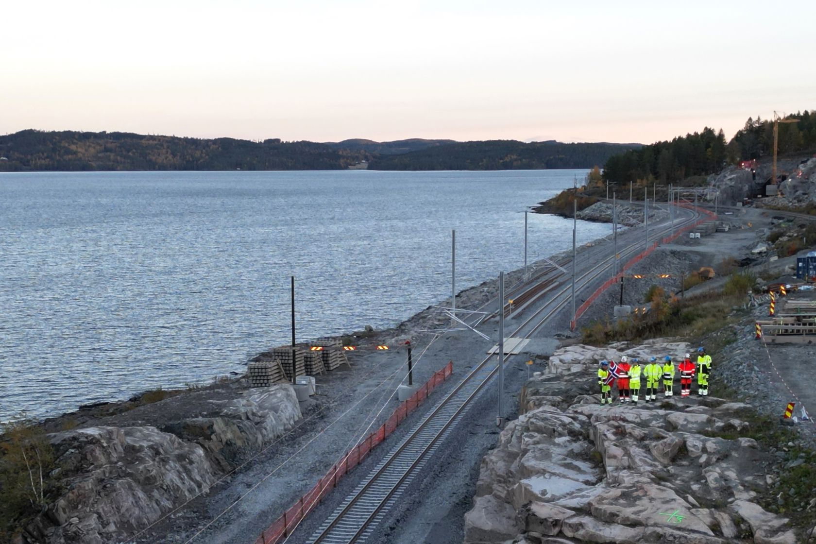 Oversikt over ny trase på Kleverud