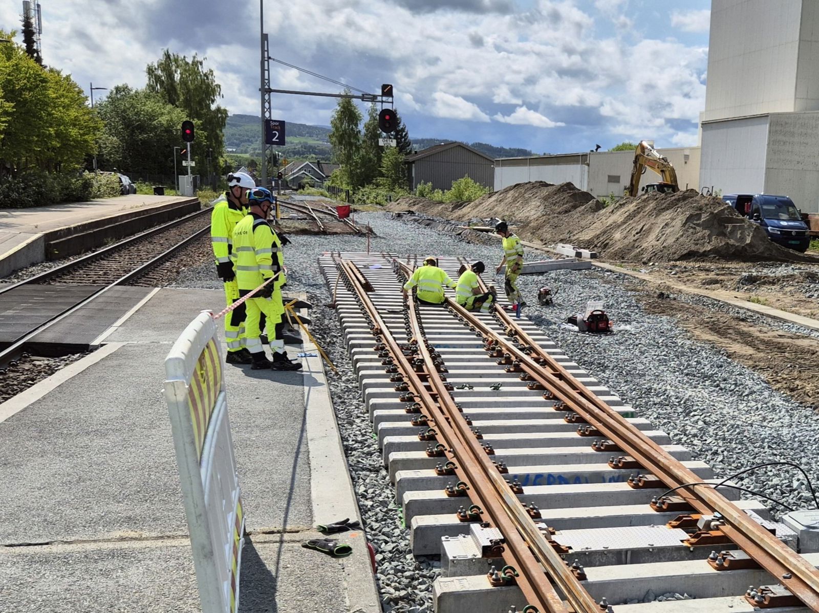 Arbeid i sporet