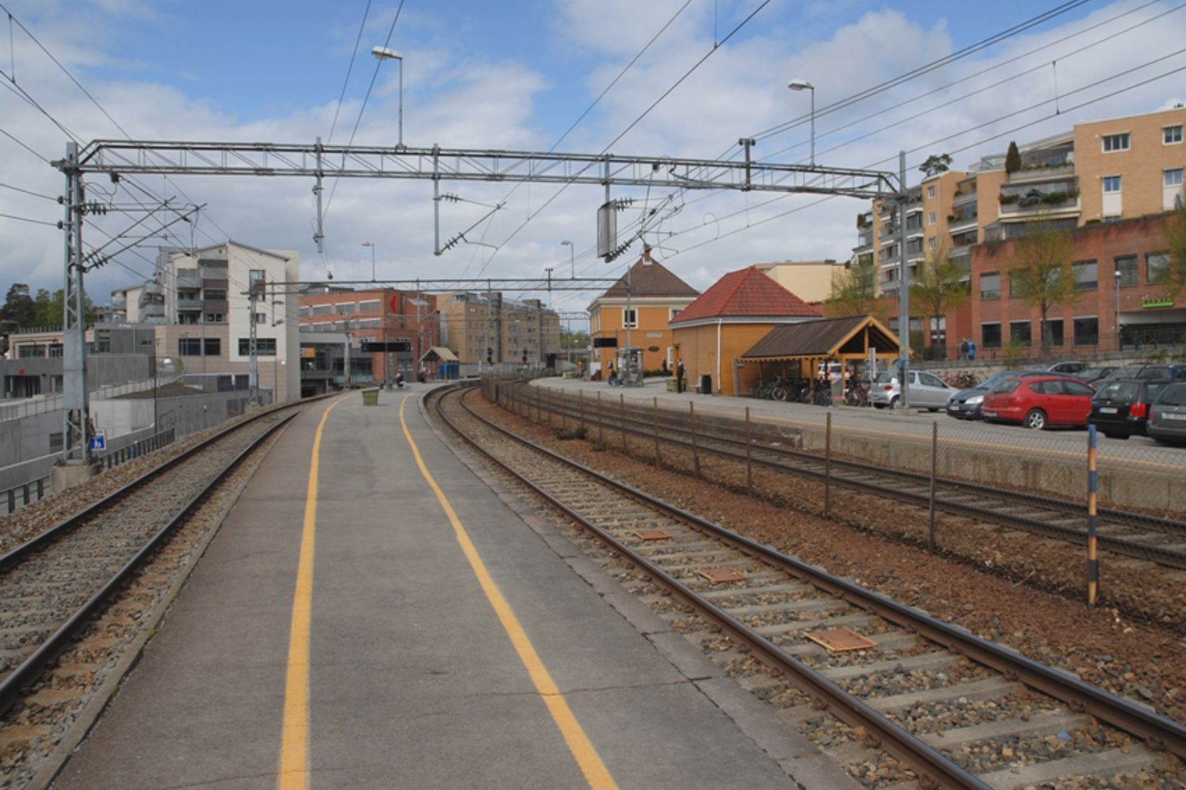 Plattform og togspor