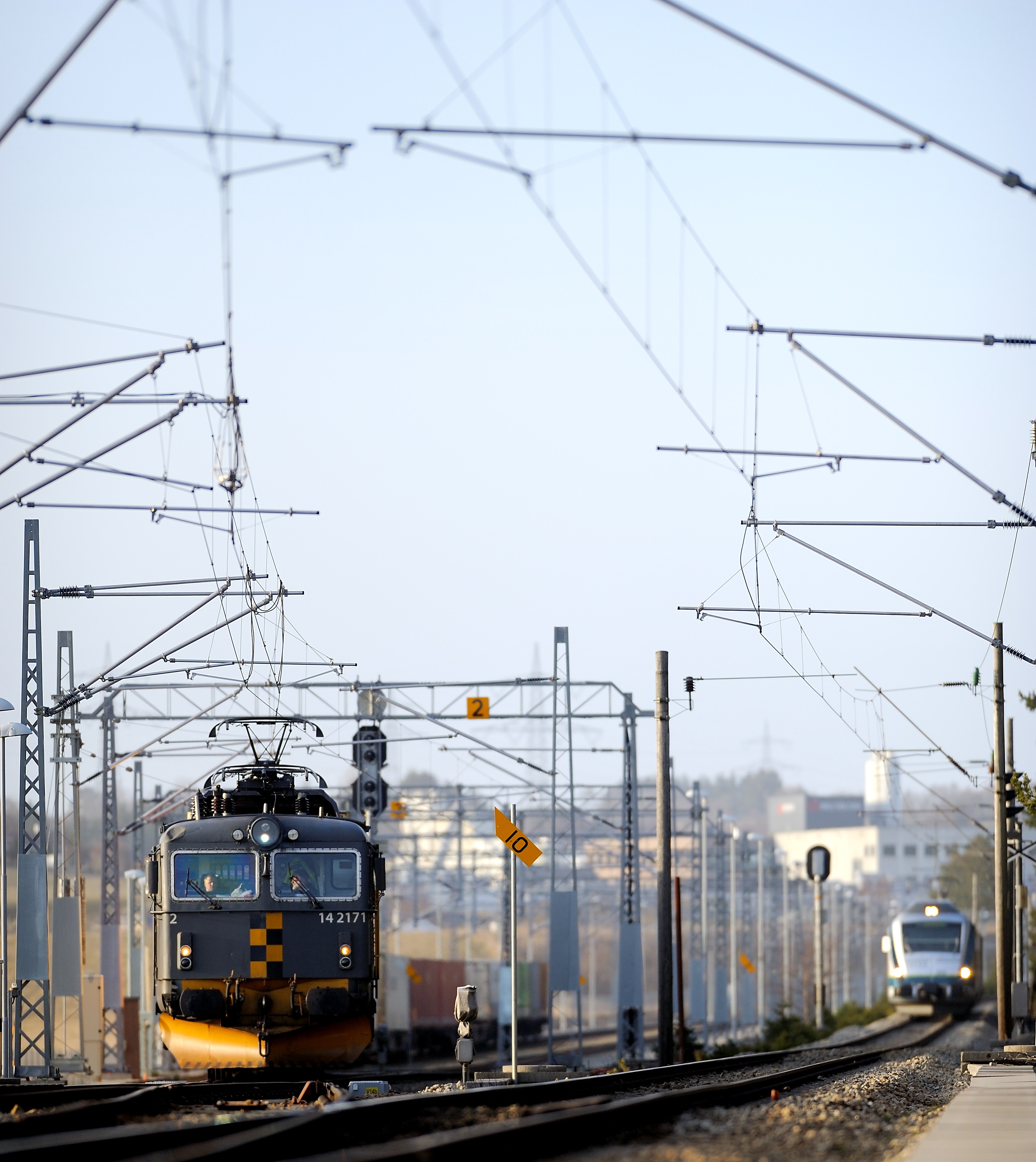 Bane NOR LDT-net ut fra Ganddal m lokaltog OYG0403-[nb-NO Cargonet ved Ganddal godsterminal nb-NO]