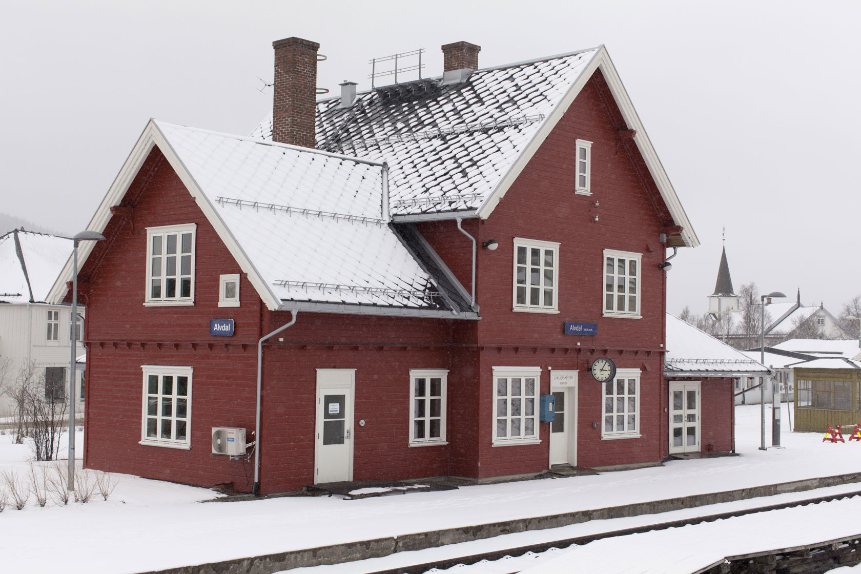 Exterior view of Alvdal station