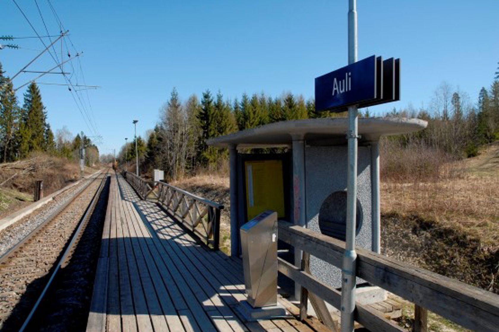 Exterior view of Auli stop