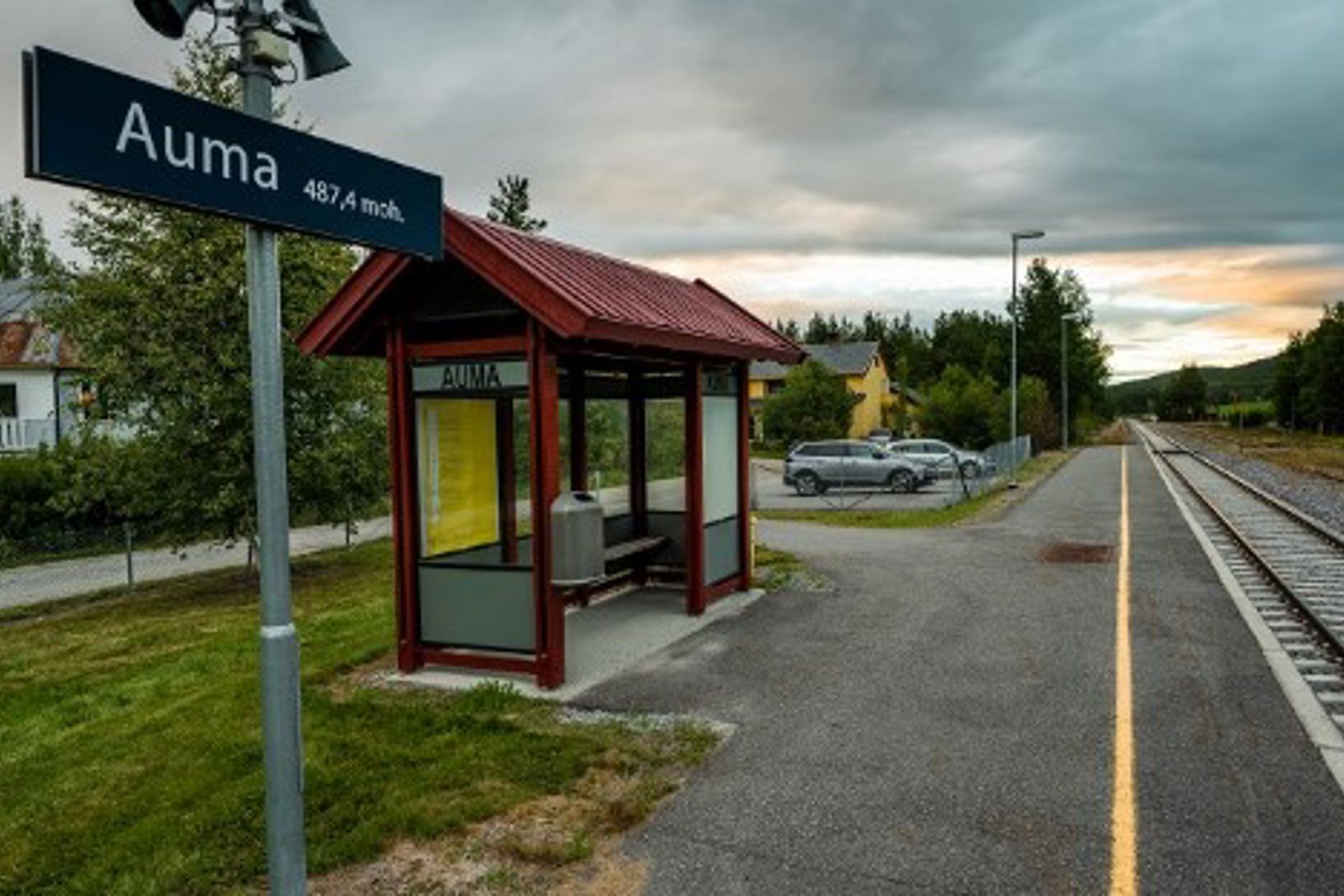 Exterior view of Auma stop