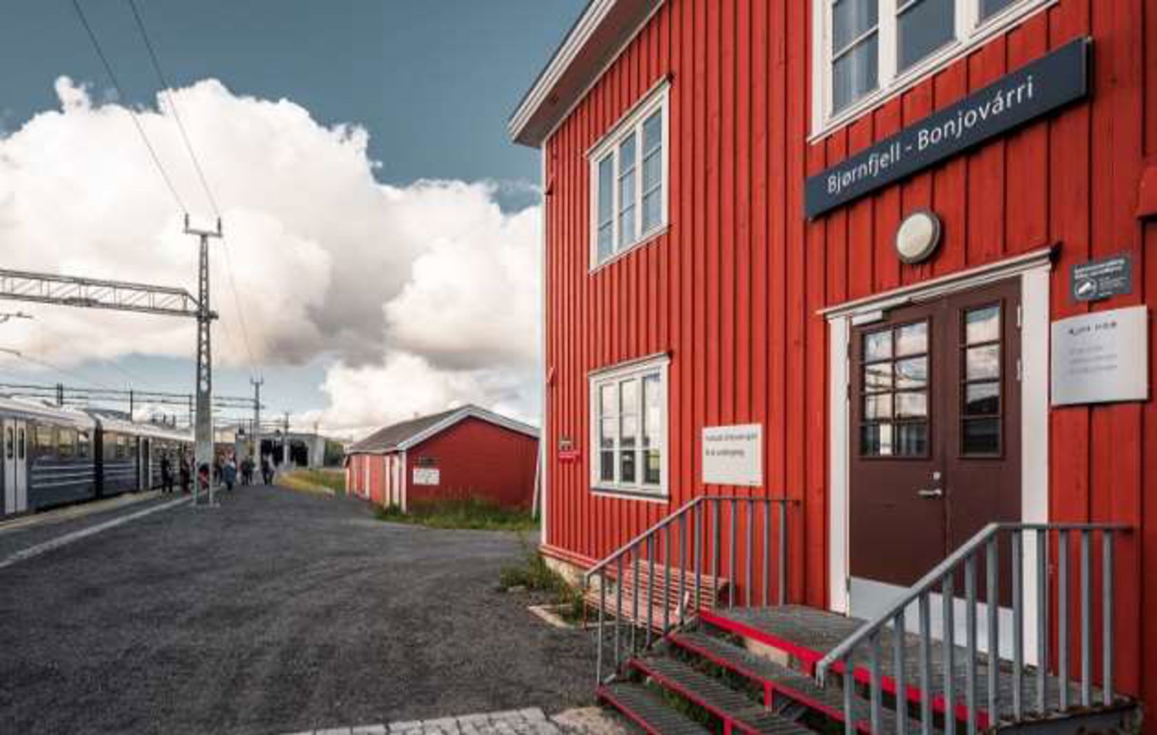Eksteriørbilde av Bjørnfjell stasjon