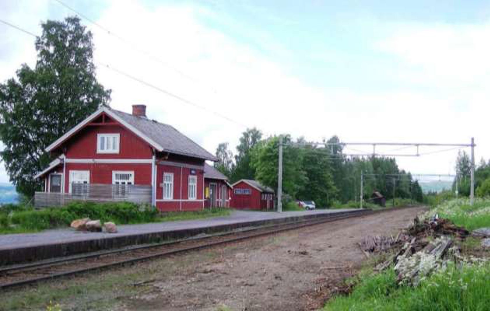 Exterior view of Bleiken station