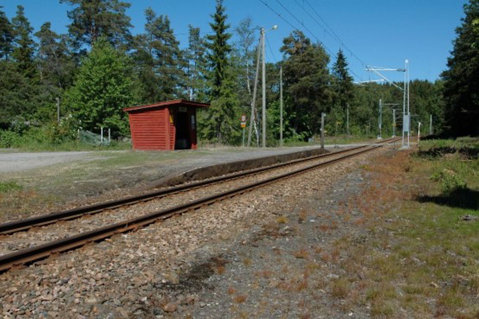 Exterior view of Bråstad stop