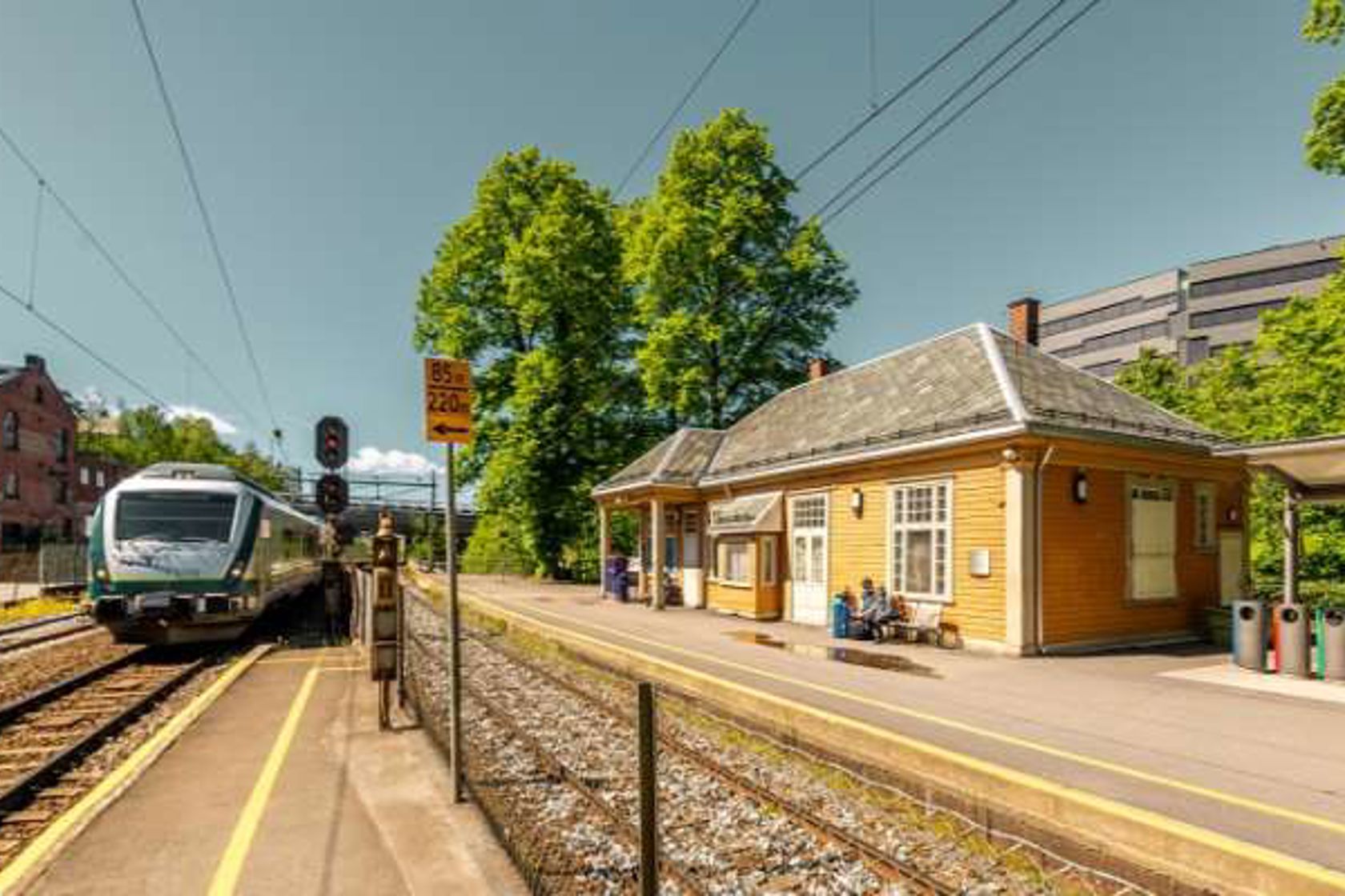 Eksteriørbilde av Bryn stasjon