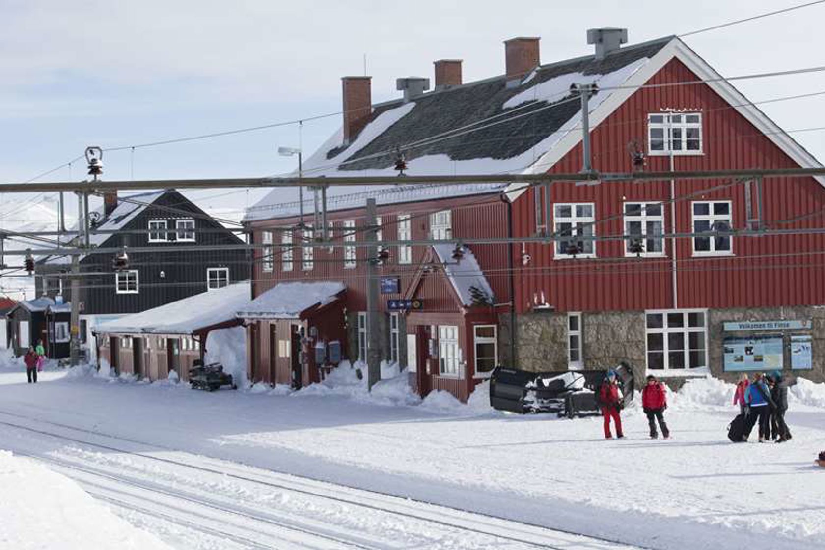 Eksteriørbilde av Finse stasjon