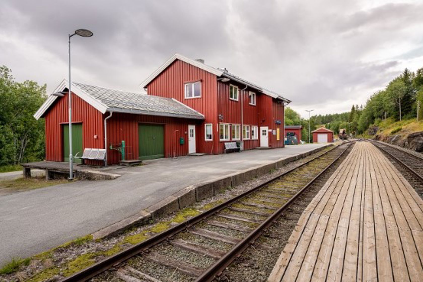 Exterior view of Haltdalen station
