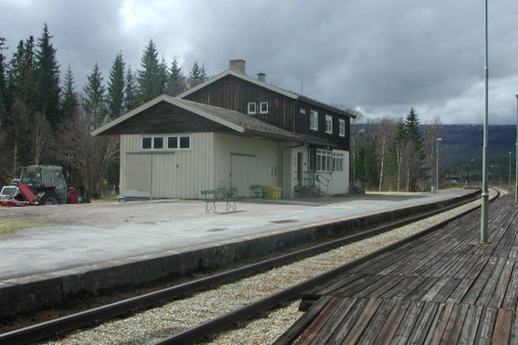 Eksteriørbilde av Hanestad stasjon