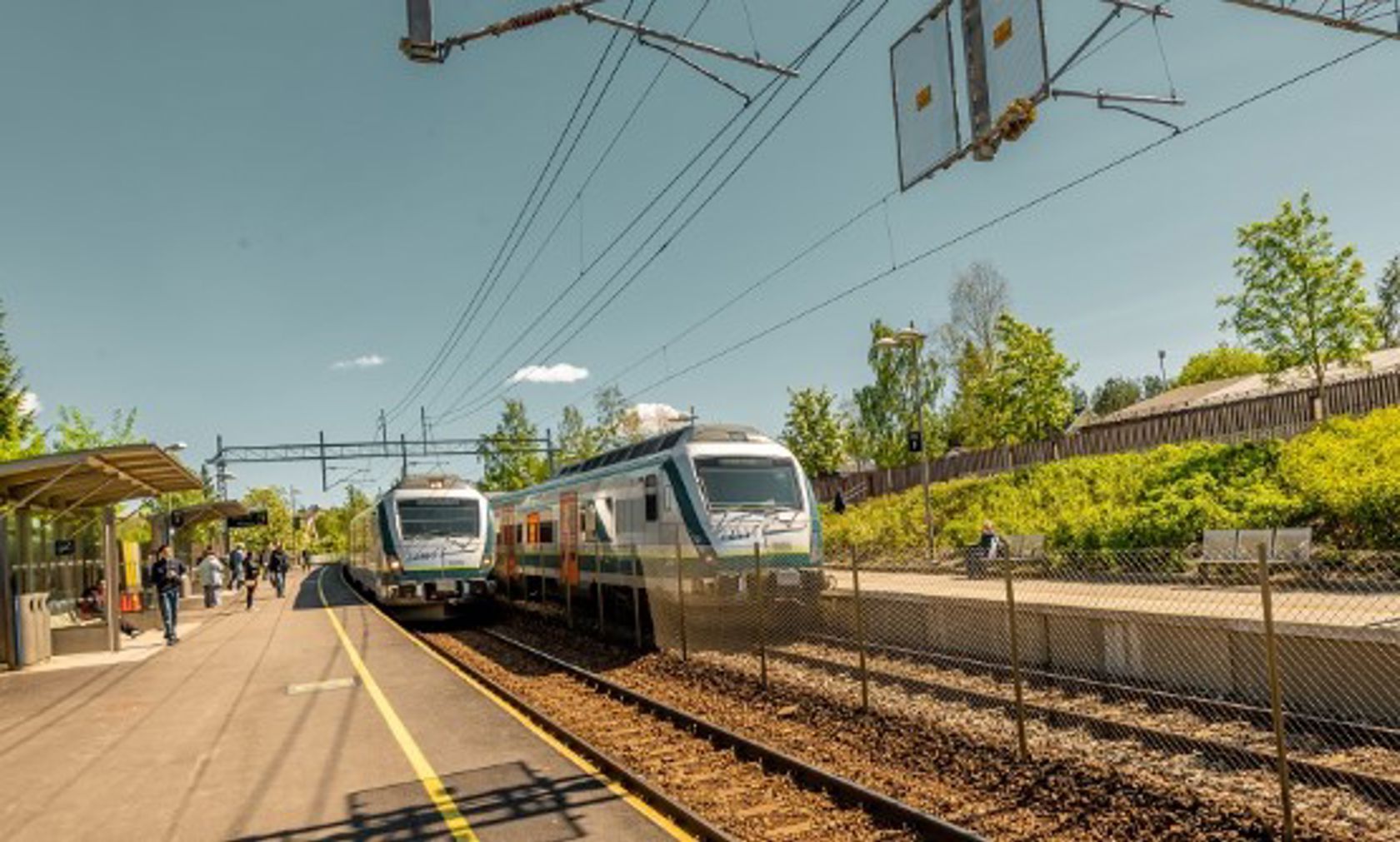 Eksteriørbilde av Haugenstua stasjon