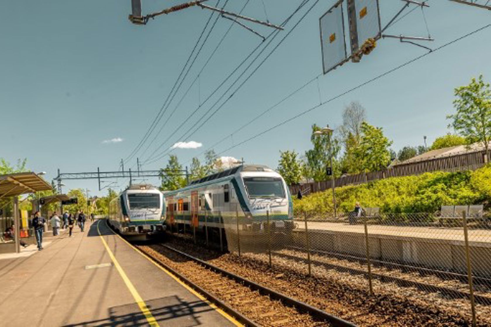 Eksteriørbilde av Haugenstua stasjon