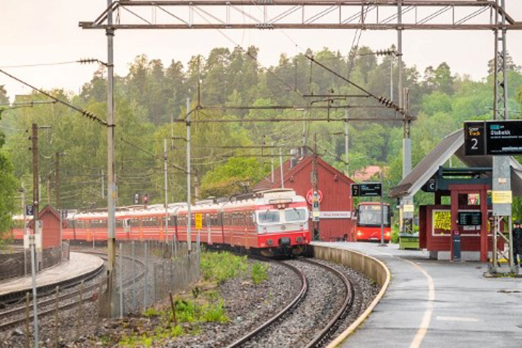 Eksteriørbilde av Hauketo stasjon