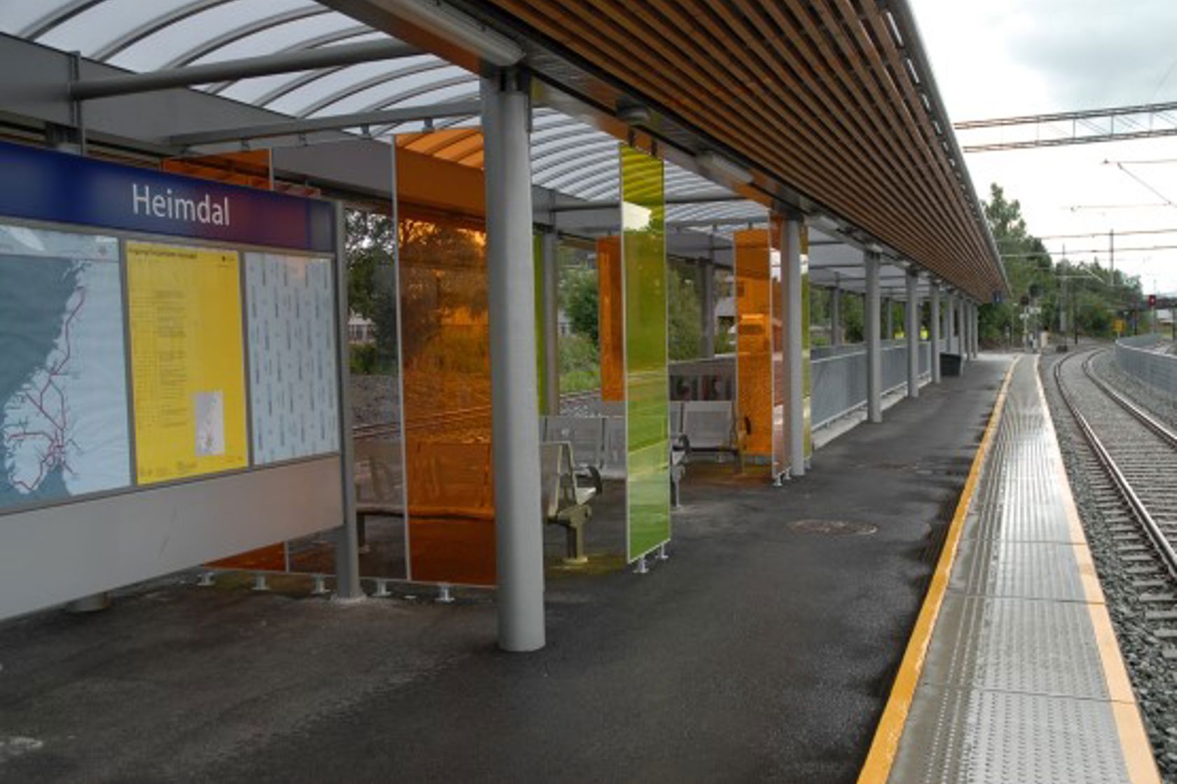 Exterior view of Heimdal station