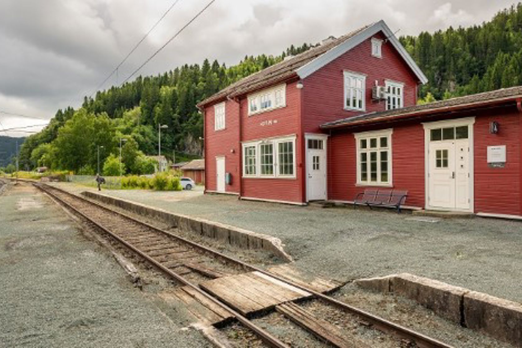 Eksteriørbilde av Hovin stasjon