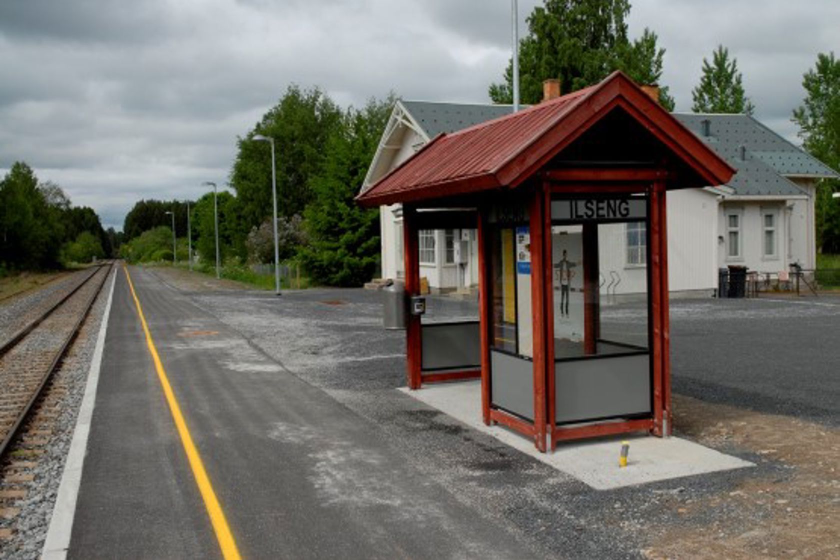 Eksteriørbilde av Ilseng stasjon