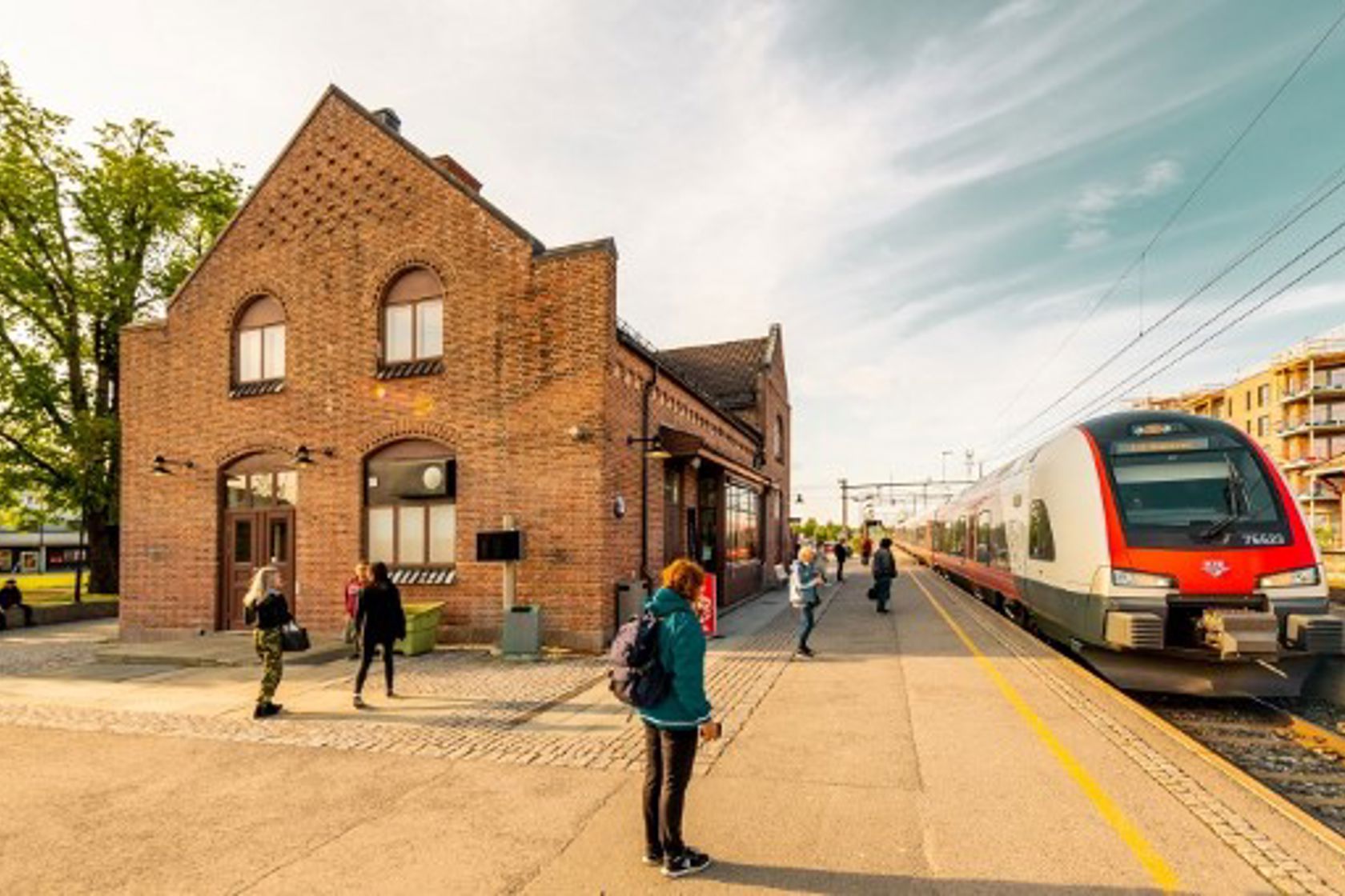 Exterior view of Jessheim station