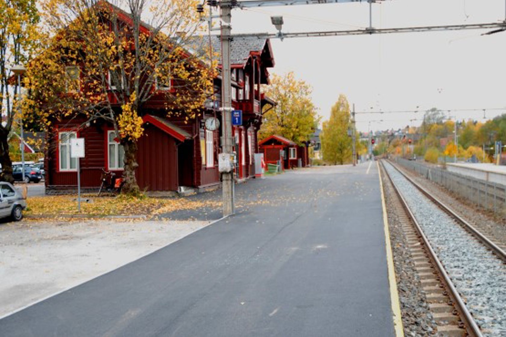 Exterior view of Kjelsås station