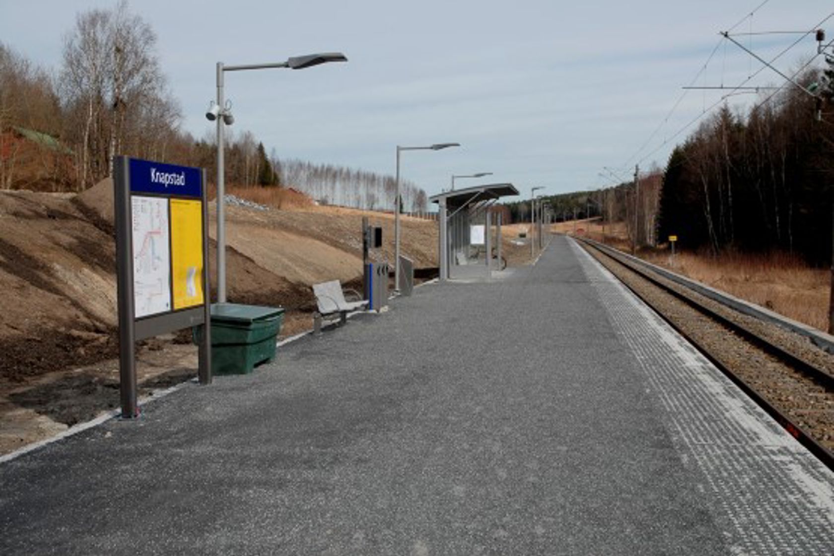 Exterior view of Knapstad stop