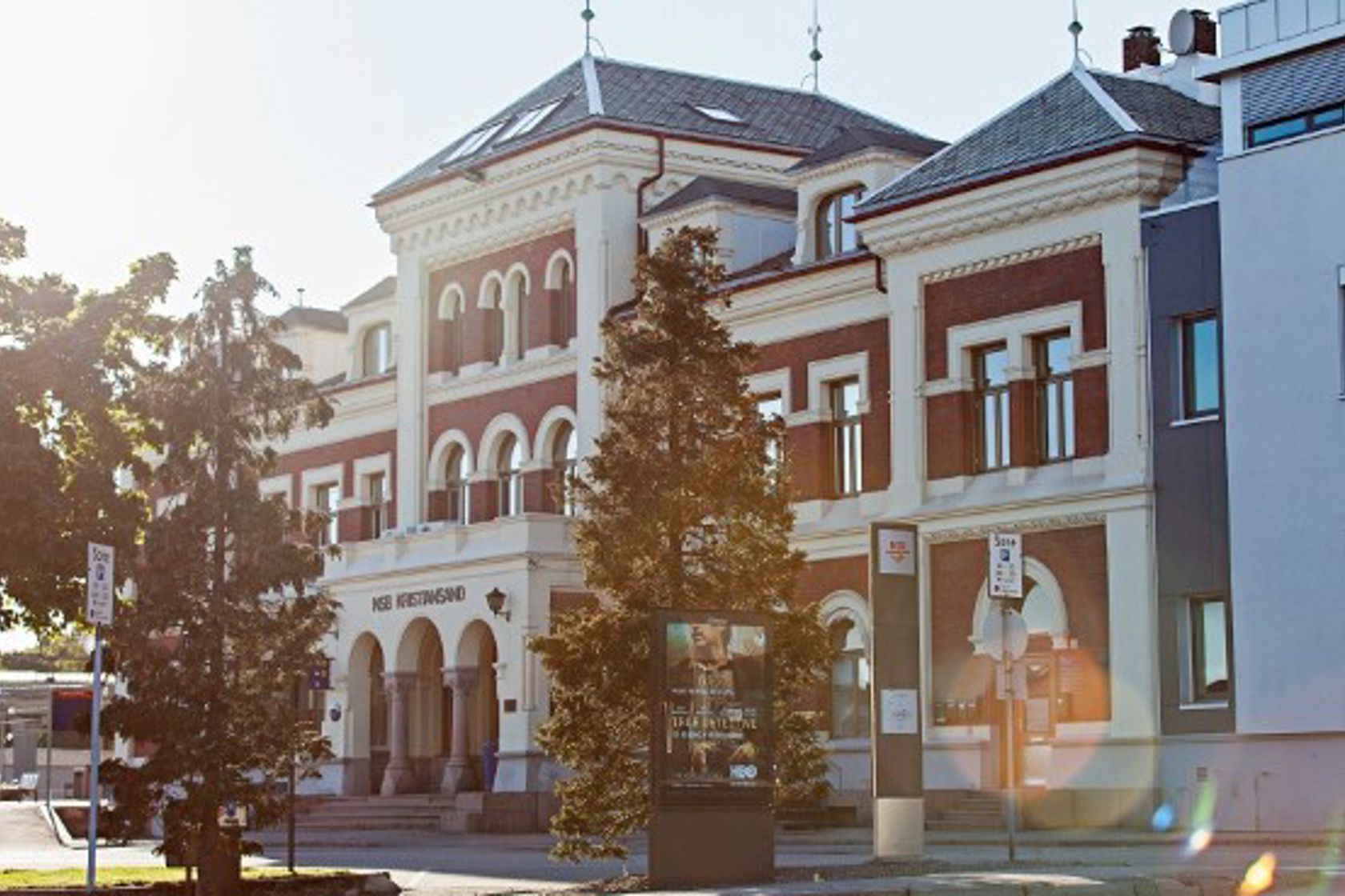 Exterior view of Kristiansand station