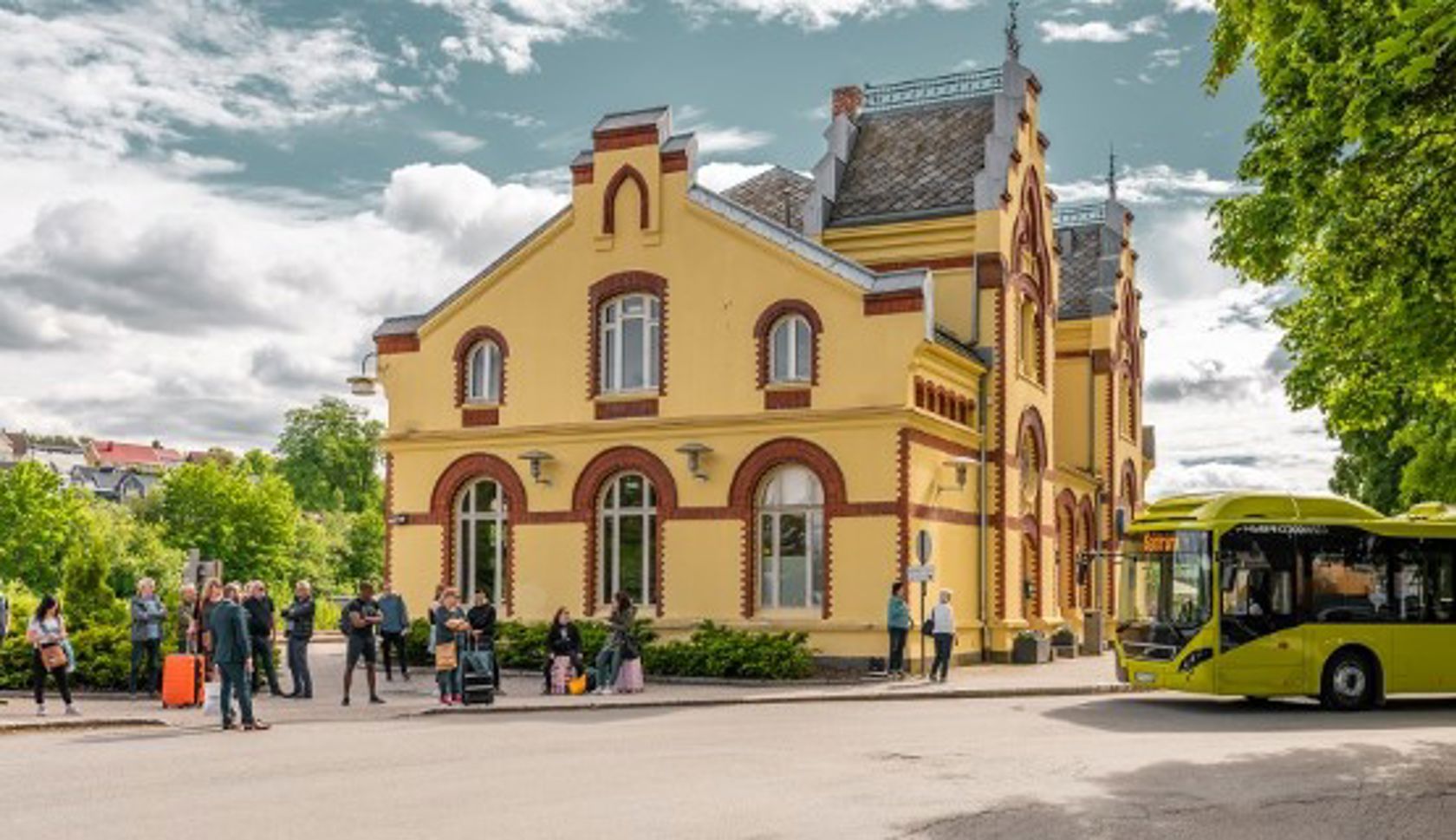 Exterior view of Levanger station