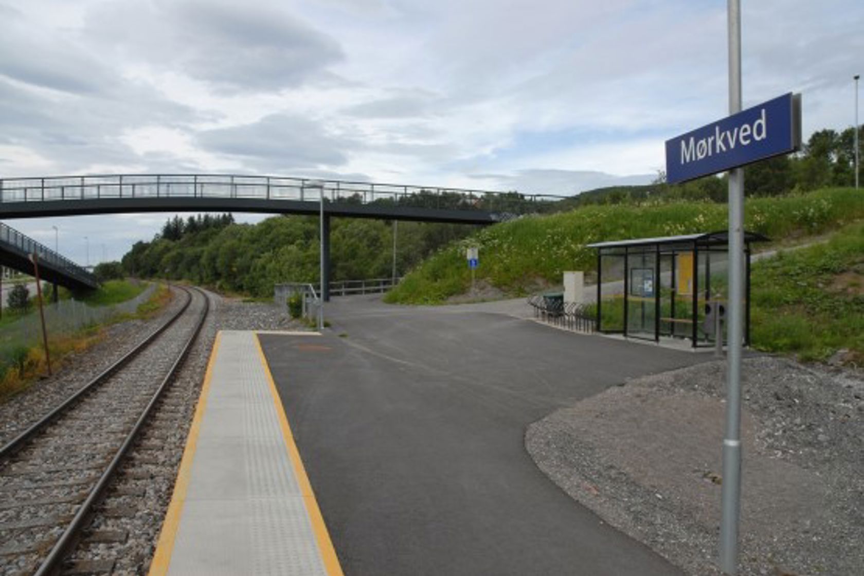 Exterior view of Mørkved stop