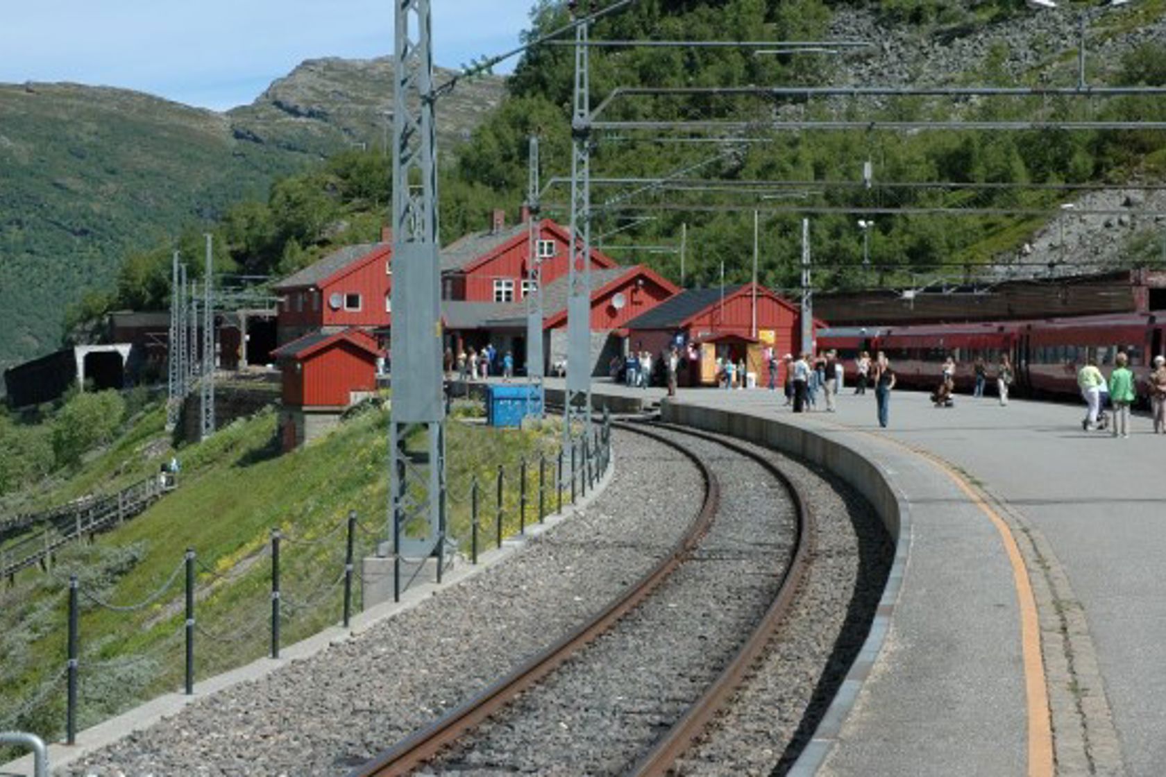 Exterior view of Myrdal station