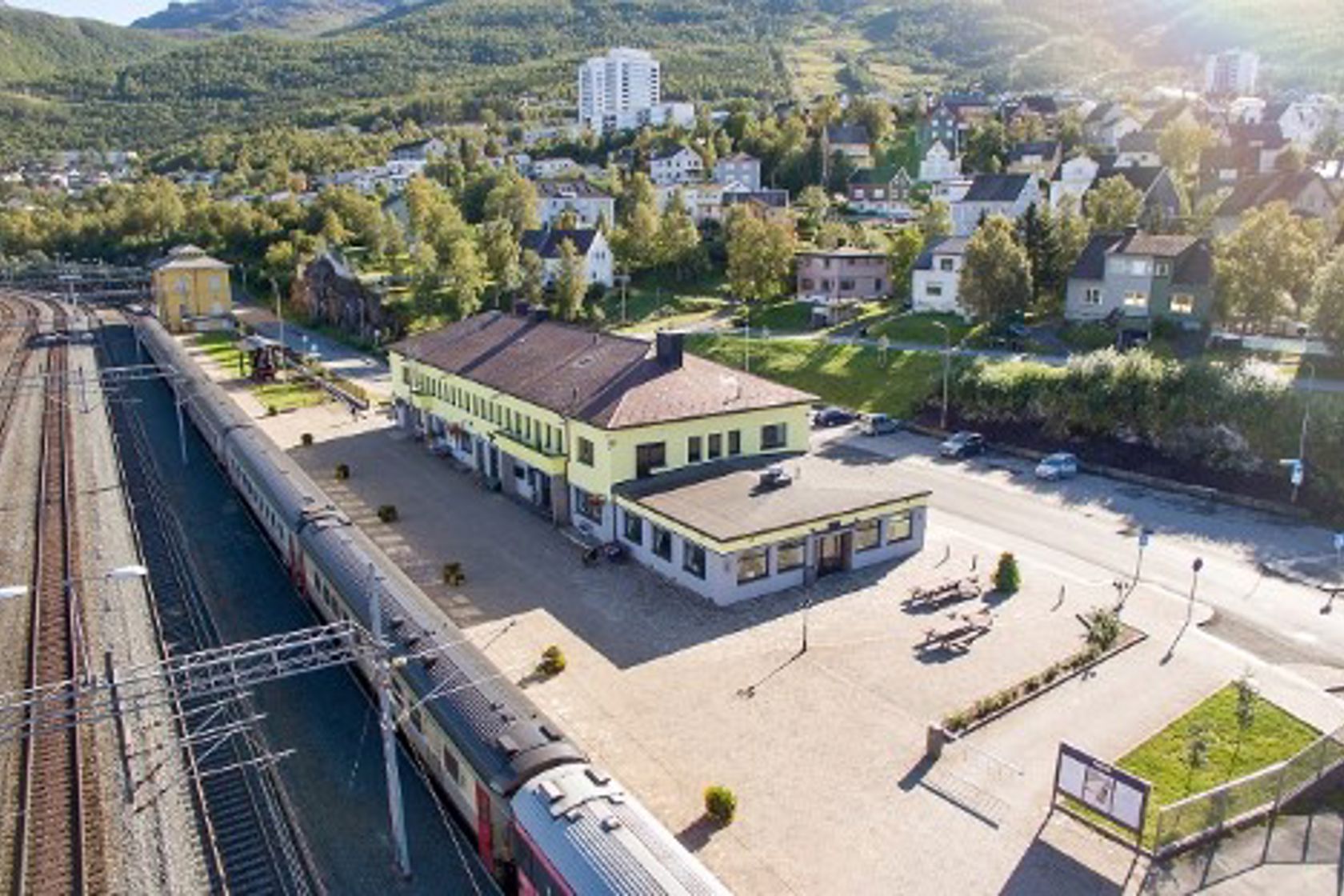 Exterior view of Narvik station