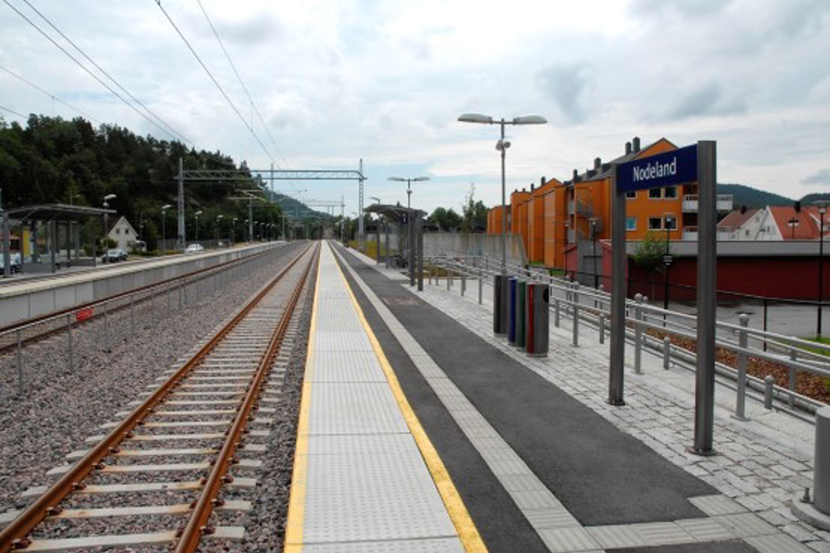 Exterior view of Nodeland station