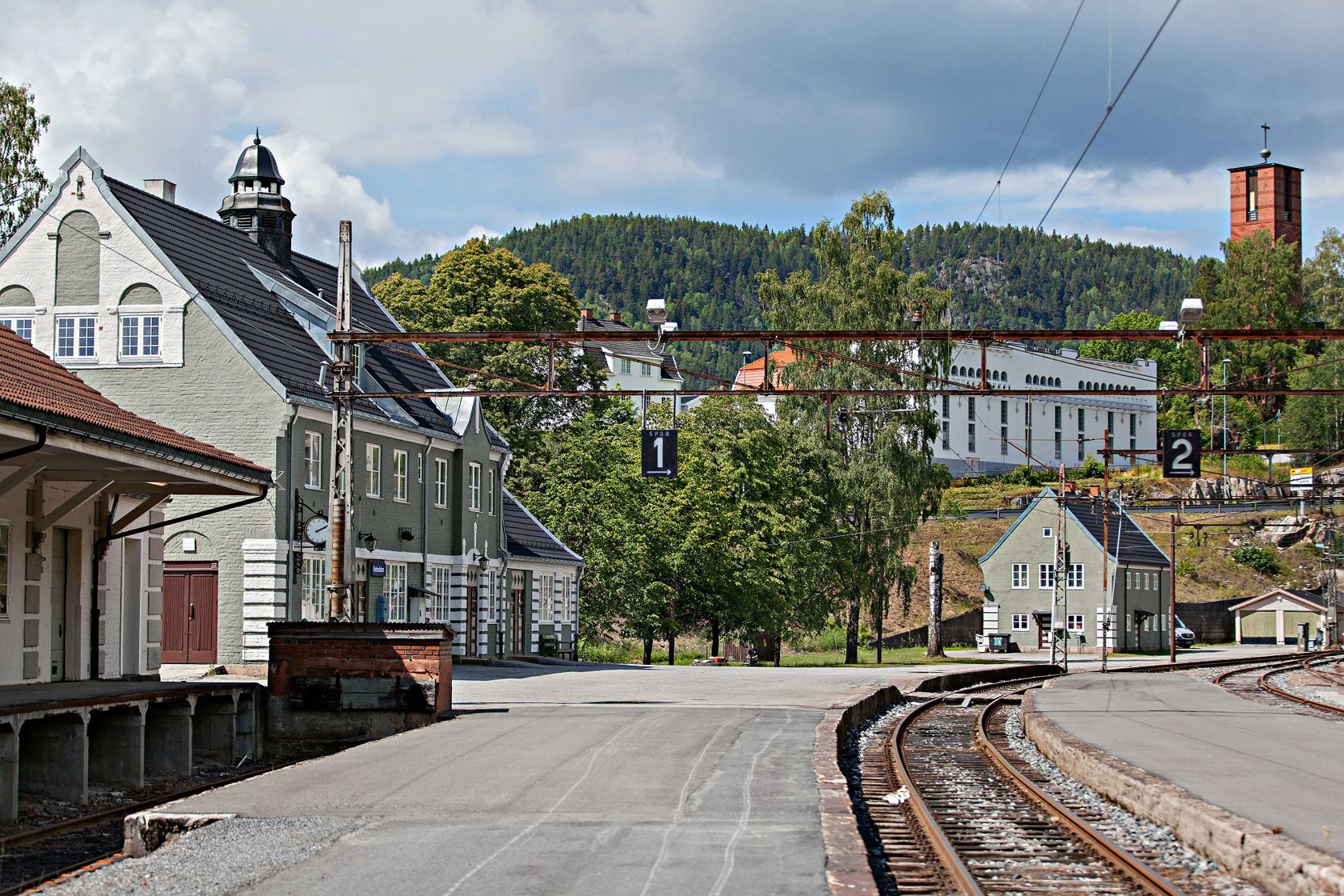 Eksteriørbilde av Notodden stasjon