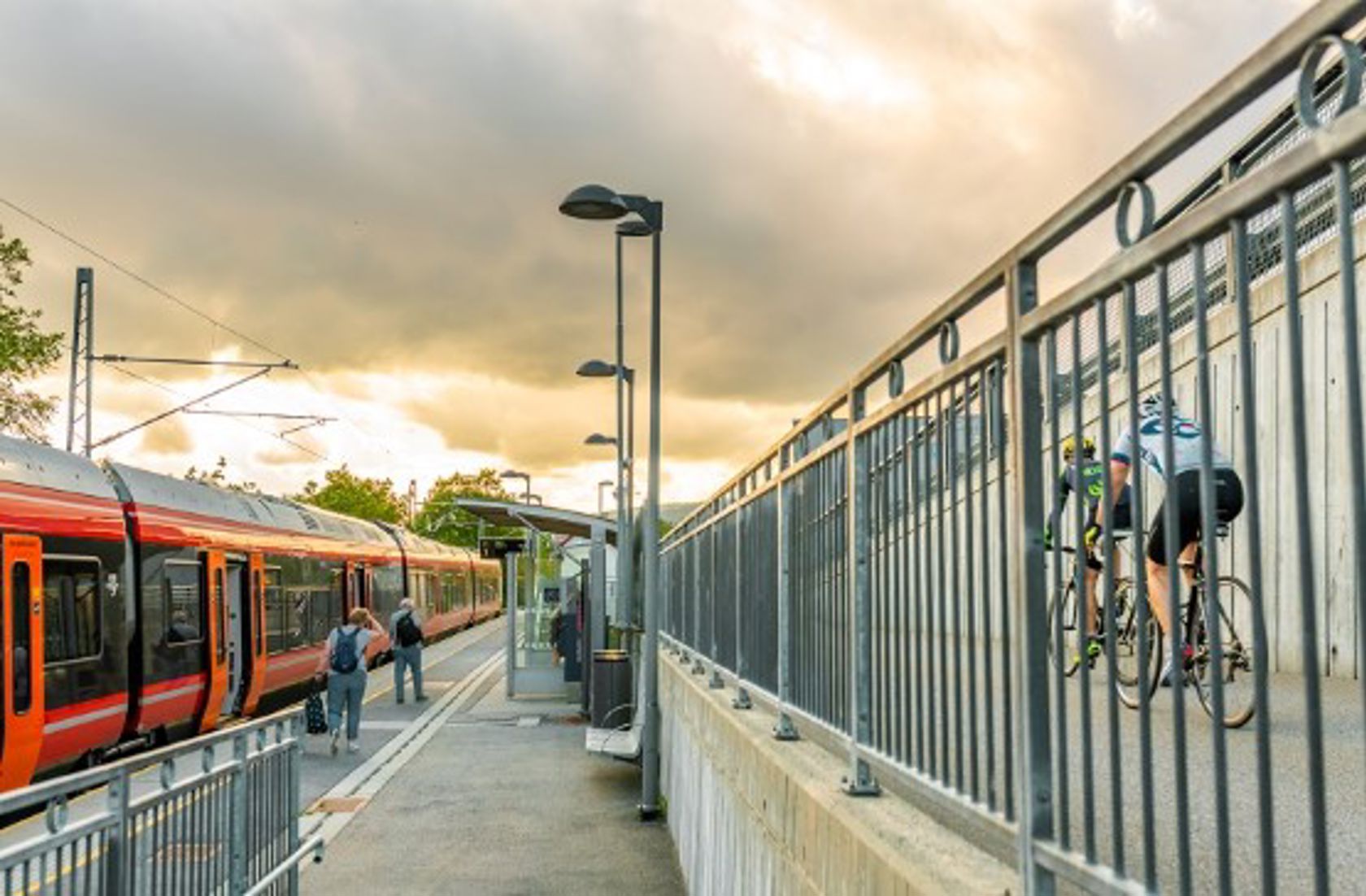 Exteror view of Nydalen stop