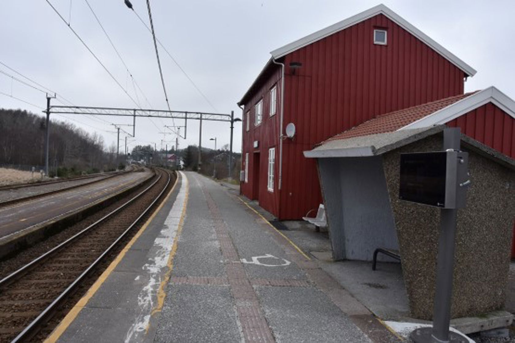 Ekstseriørfoto av Ogna stasjon