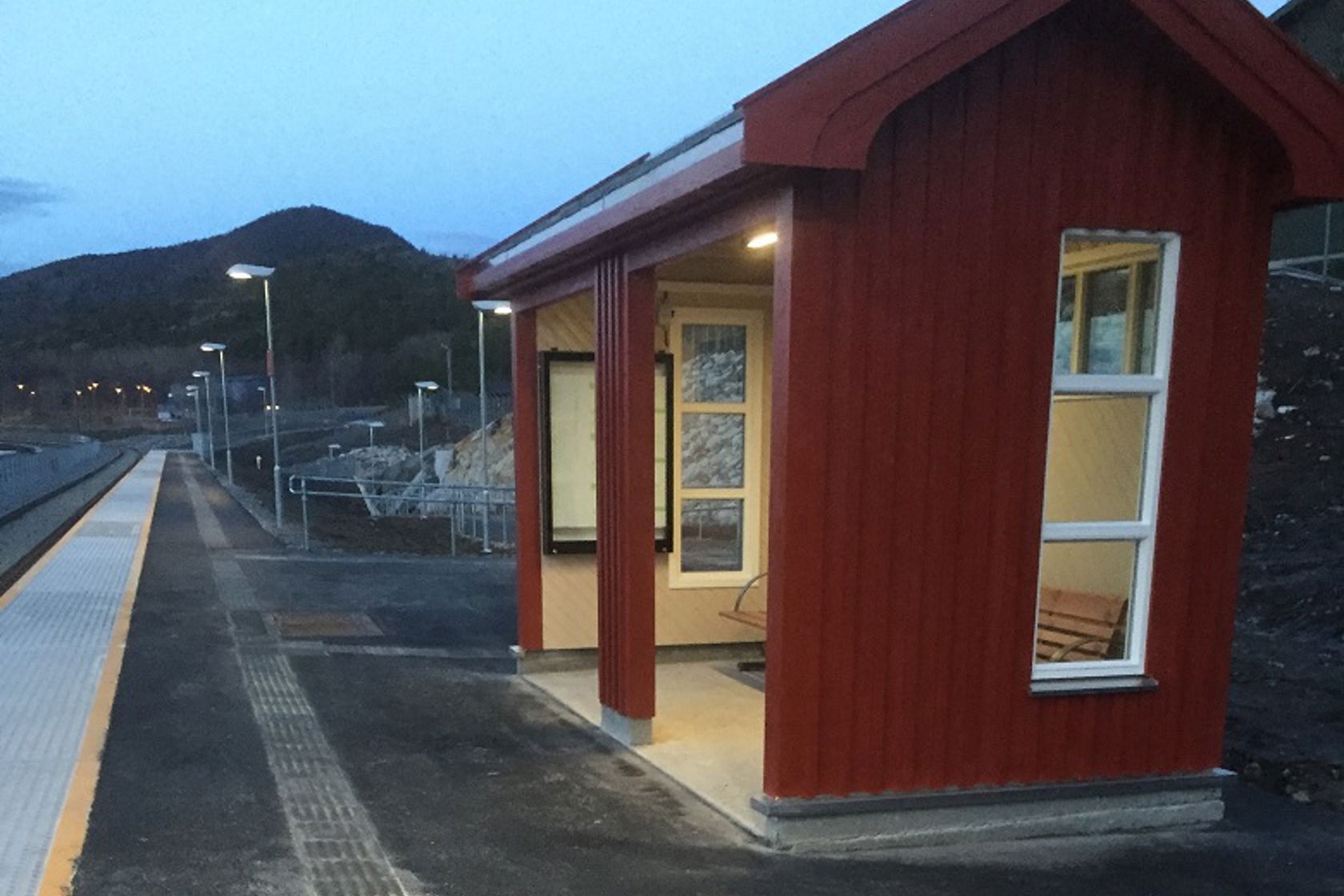 Exterior view of Oteråga stop