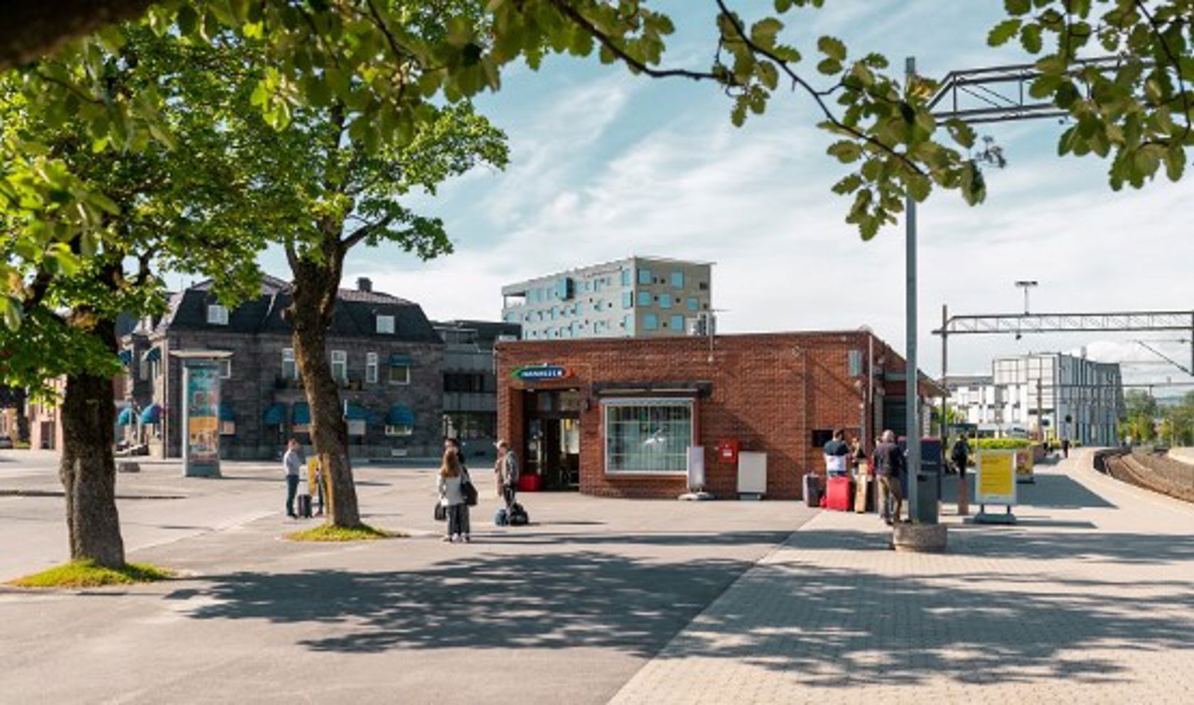 Exterior view of Porsgrunn station