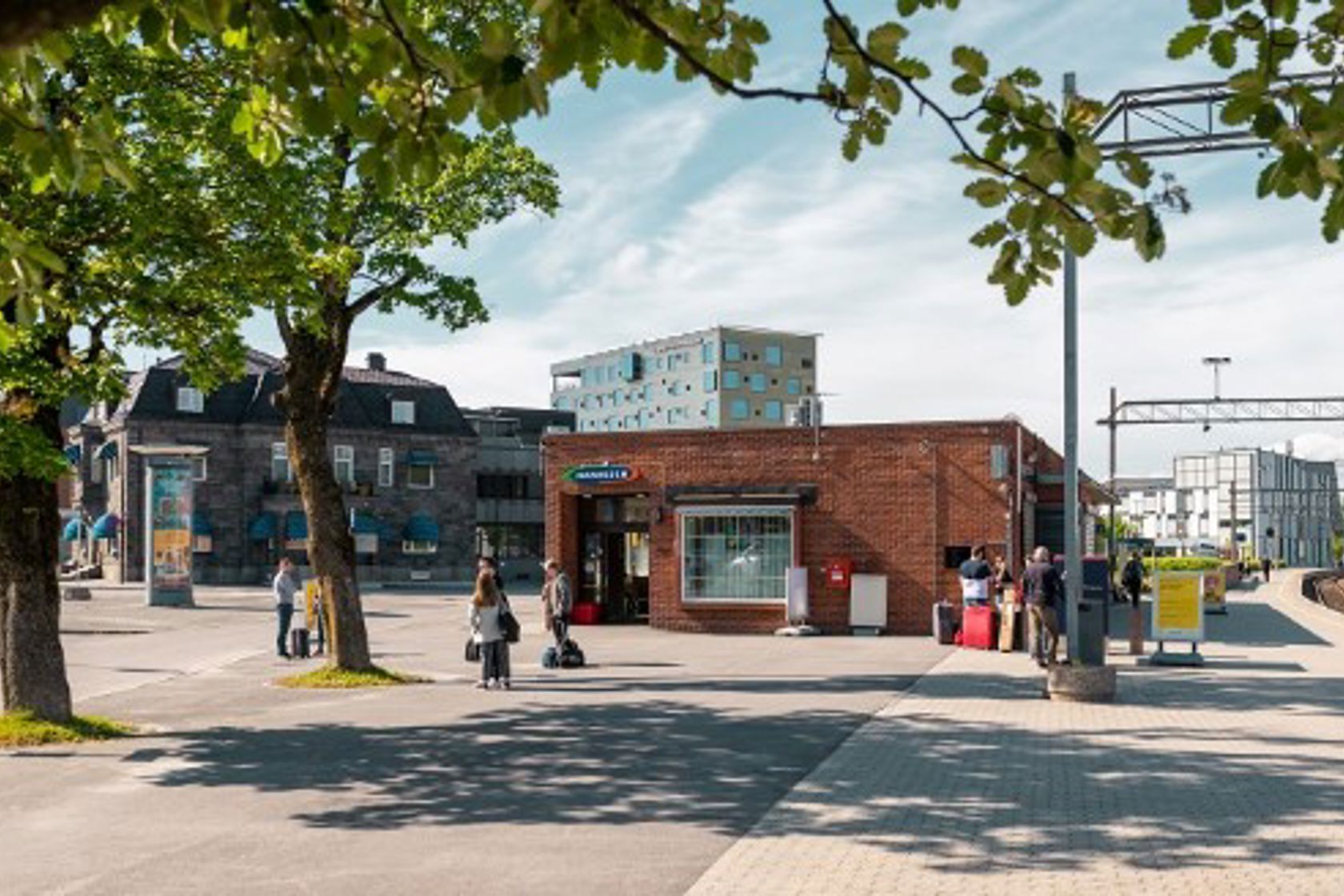 Exterior view of Porsgrunn station