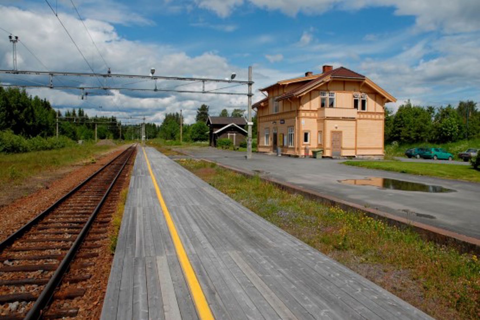 Exterior view of reinsvoll station