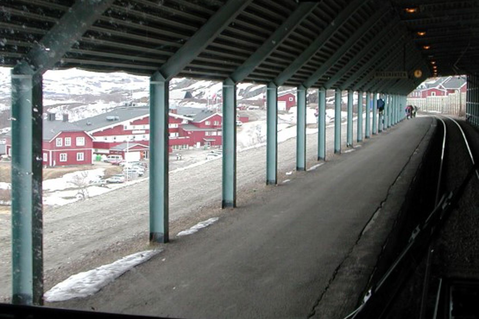 Exteriro view of Riksgränsen stop