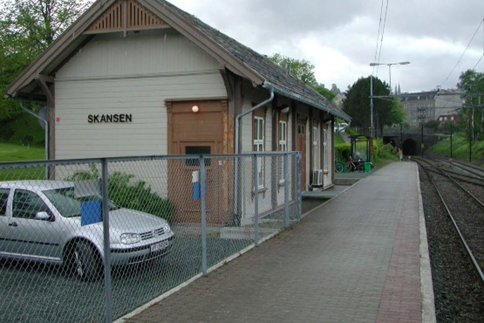 Exterior view of Skanse stop