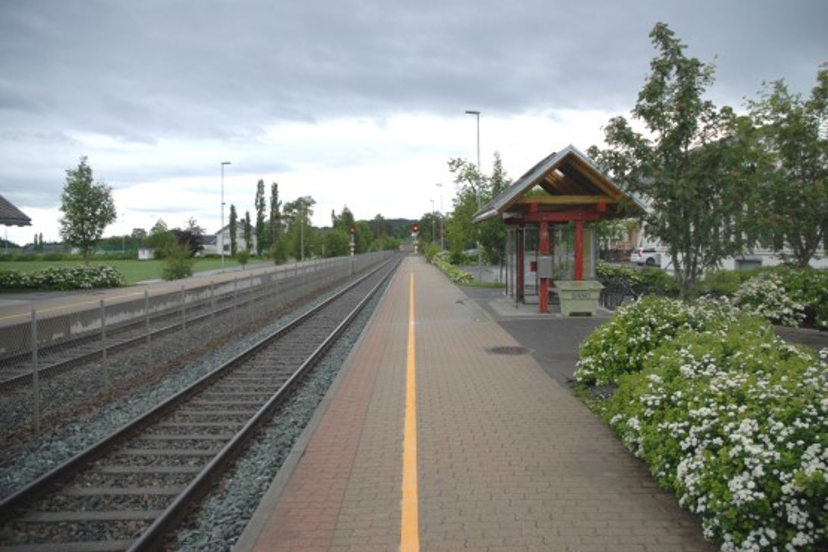 Exterior view of Skatval stop