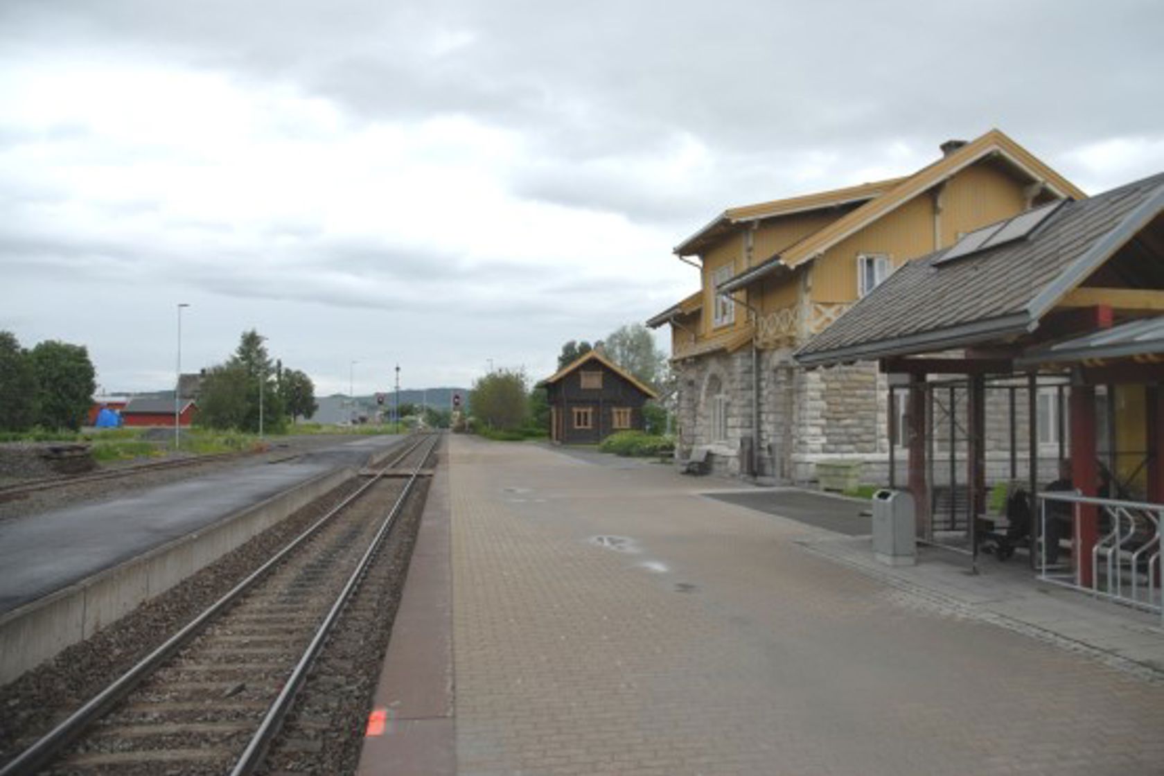 Exterior view of Skogn station