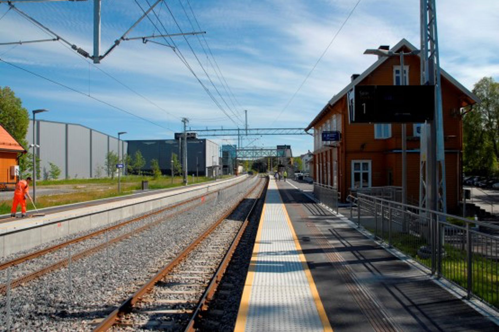 Eksteriørfoto av Spydeberg stasjon