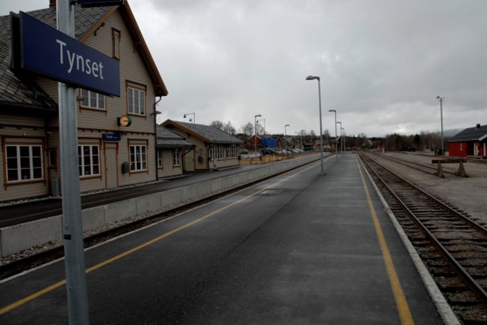 Exterior view of Tynset station
